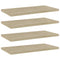 Bookshelf Boards 4 pcs Sonoma Oak 40x20x1.5 cm Engineered Wood