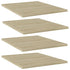 Bookshelf Boards 4 pcs Sonoma Oak 40x50x1.5 cm Engineered Wood
