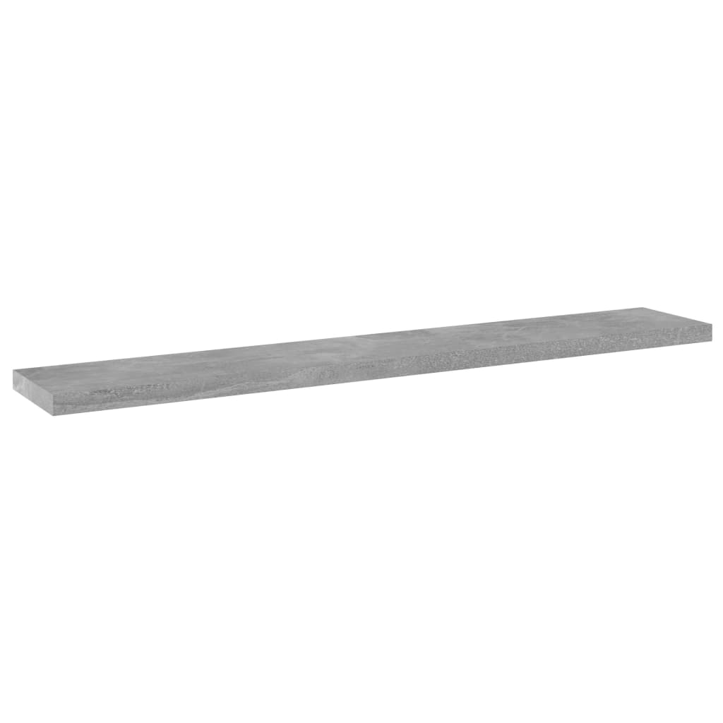 Bookshelf Boards 8 pcs Concrete Grey 60x10x1.5 cm Engineered Wood