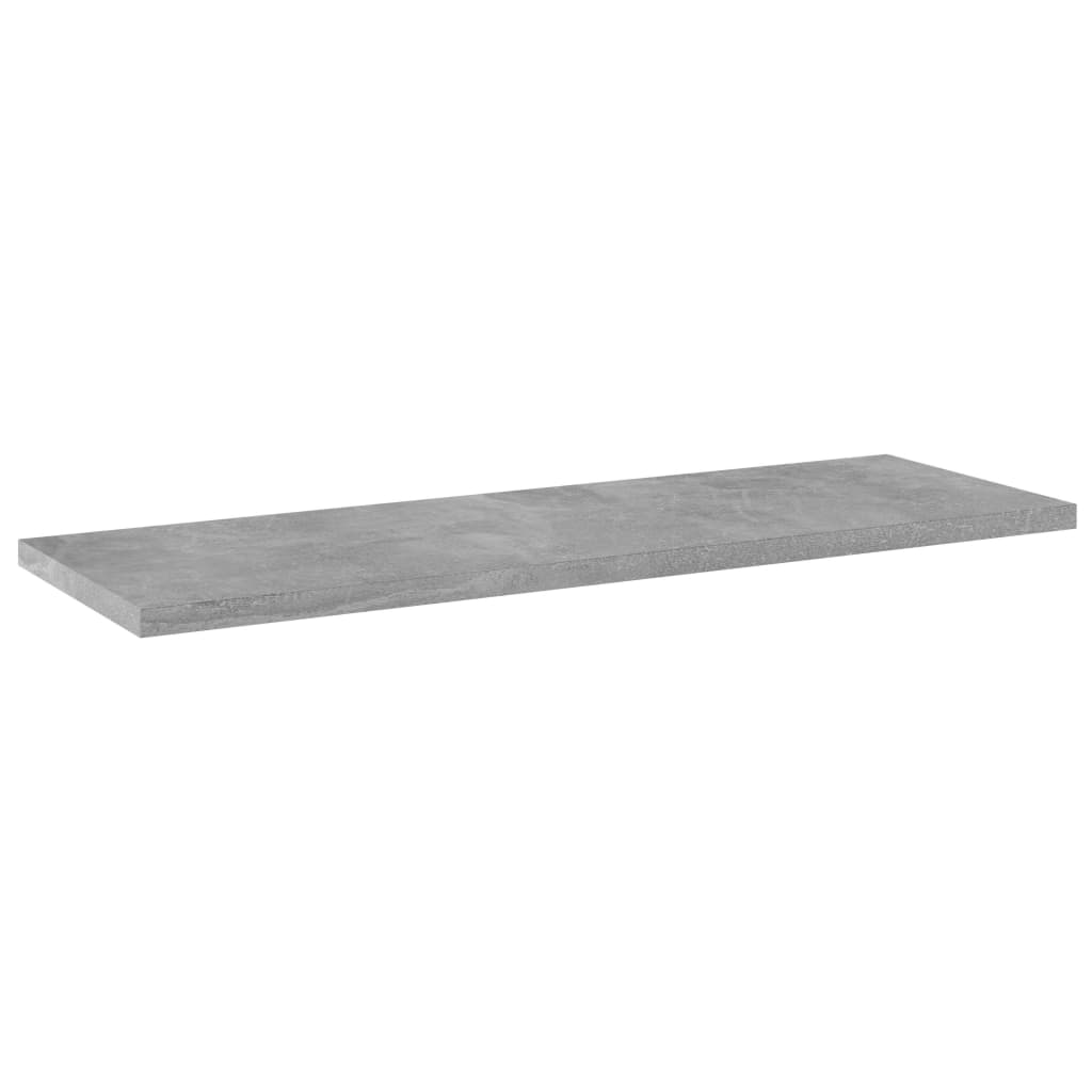 Bookshelf Boards 8 pcs Concrete Grey 60x20x1.5 cm Engineered Wood