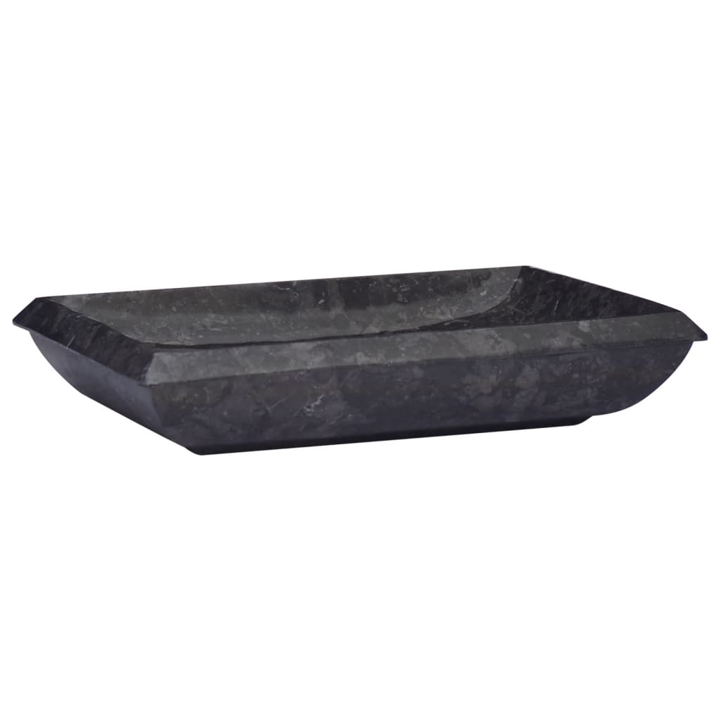 Sink Black 50x35x10 cm Marble