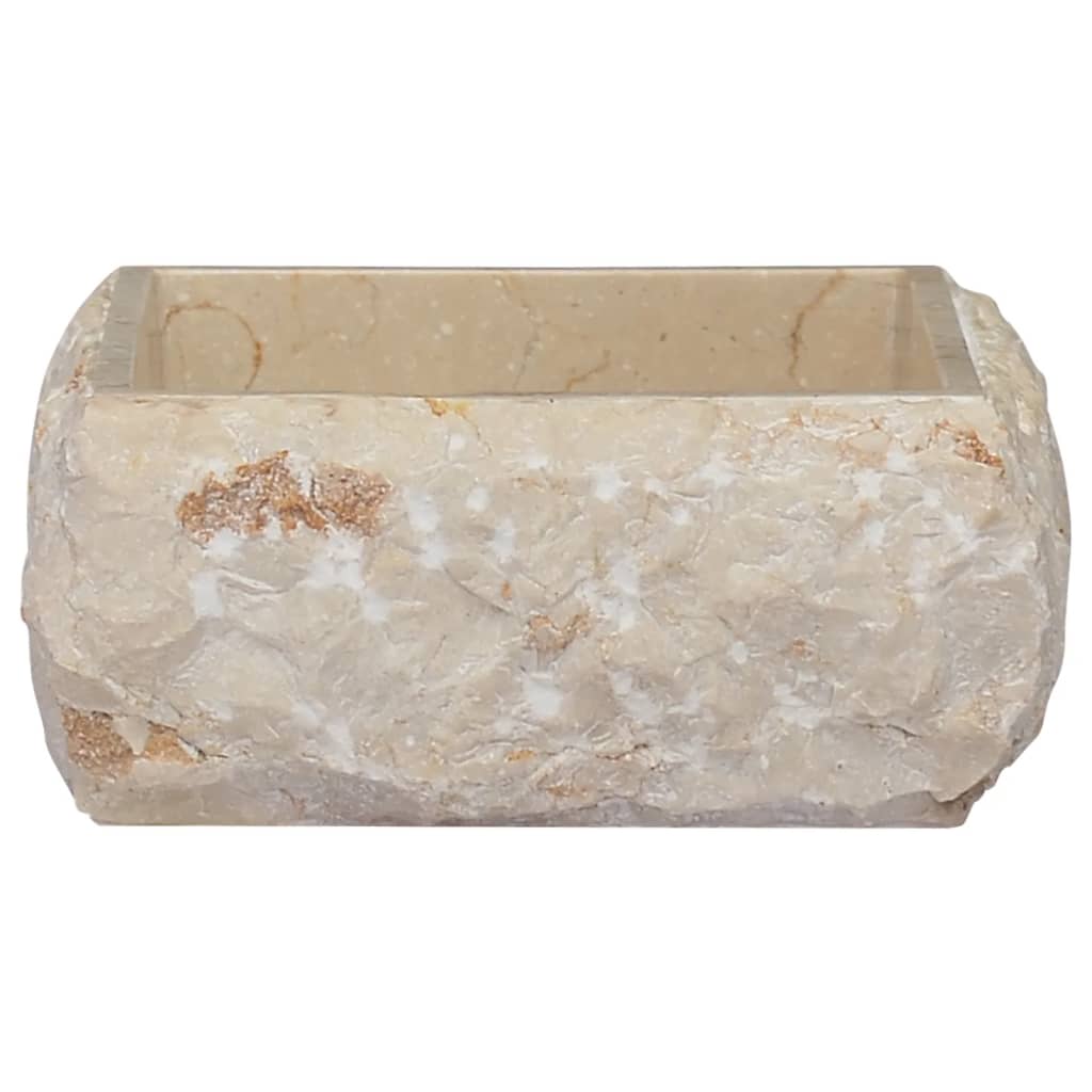 Sink Cream 30x30x13 cm Marble