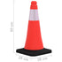 Reflective Traffic Cones with Heavy Bases 10 pcs 50 cm