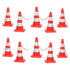 Chain Cone Set with 10 m Chain Red and white