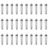 Traffic Control Bollards 10 pcs 75 cm PE