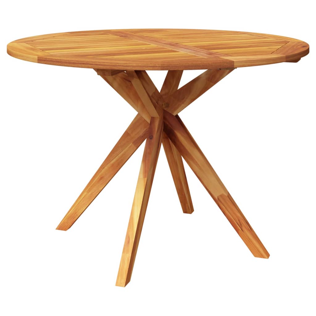 Garden Table 110x110x75 cm Solid Wood Acacia