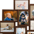 Collage Photo Frame for Picture 10 pcs 13x18 cm Dark Brown MDF