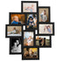 Collage Photo Frame for Picture 10 pcs 13x18 cm Black MDF