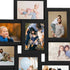 Collage Photo Frame for Picture 10 pcs 13x18 cm Black MDF