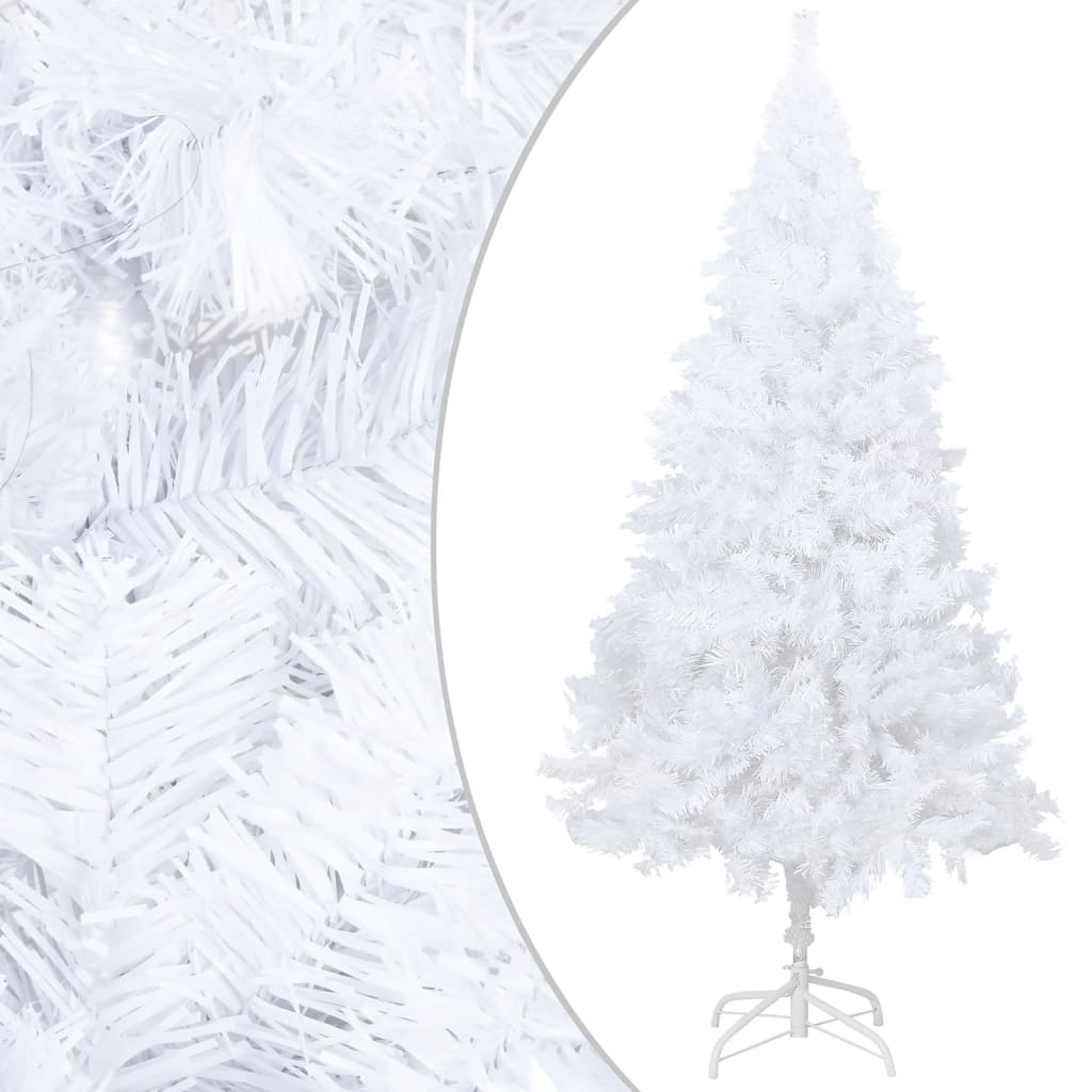 Artificial Pre-lit Christmas Tree with Thick Branches White 120 cm