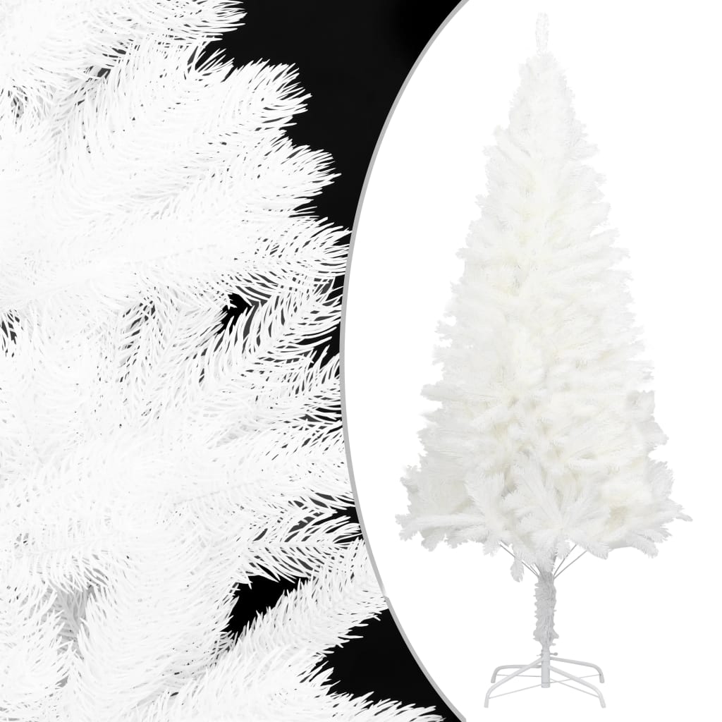 Artificial Pre-lit Christmas Tree White 180 cm