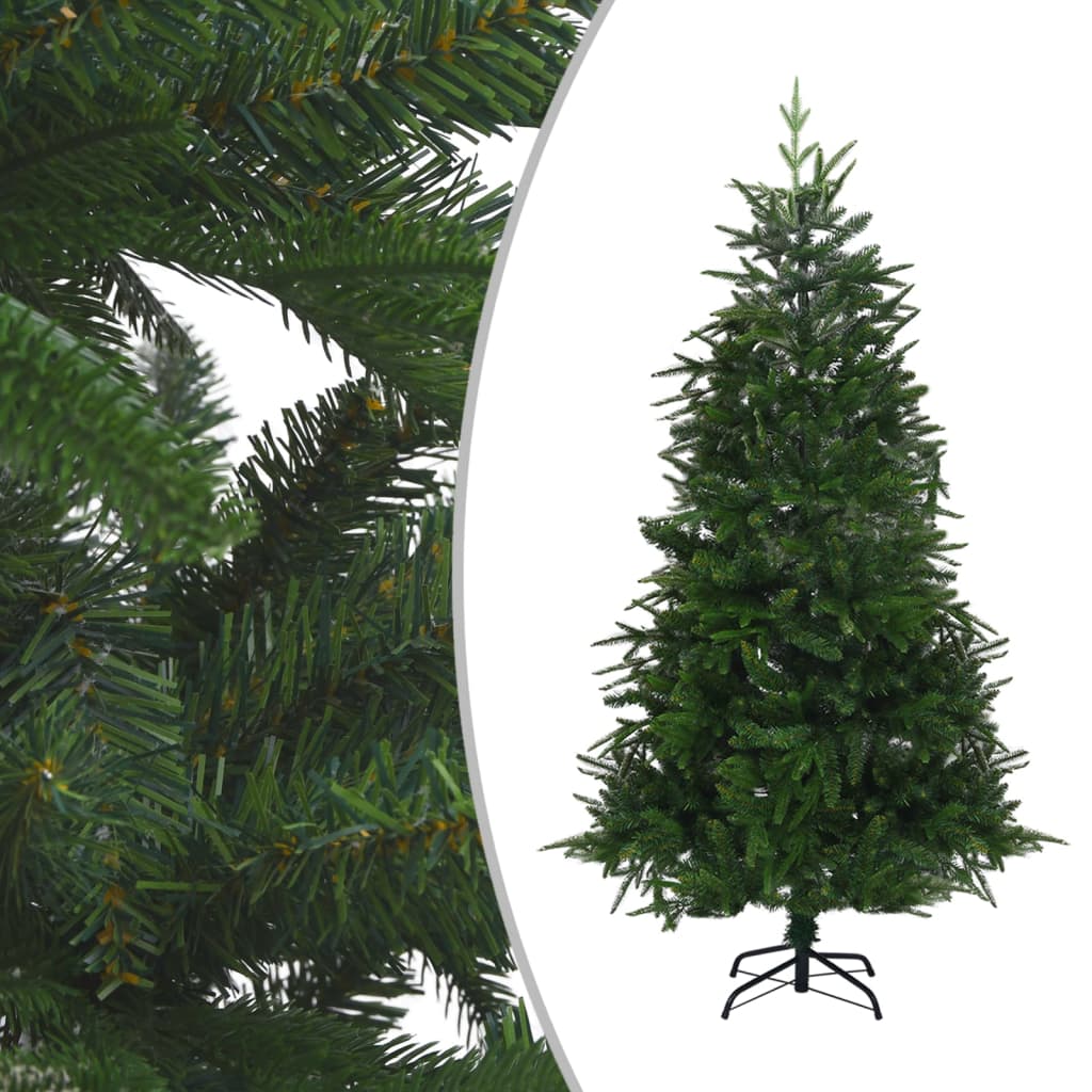 Artificial Pre-lit Christmas Tree Green 180 cm PVC&PE