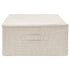 Storage Box Fabric 70x40x18 cm Cream