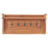 Wall Mounted Coat Rack 80x16.5x35 cm Solid Teak Wood
