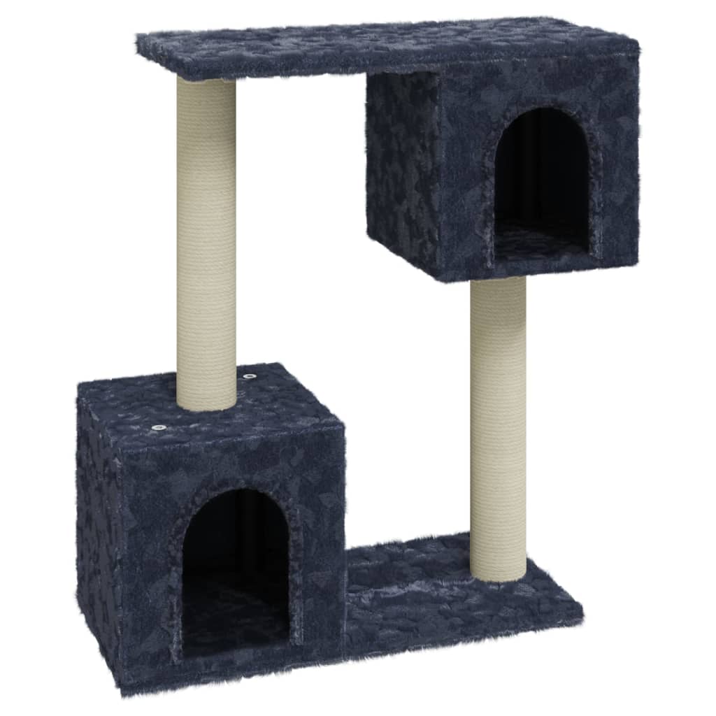 Cat Tree with Sisal Scratching Posts Dark Grey 60 cm