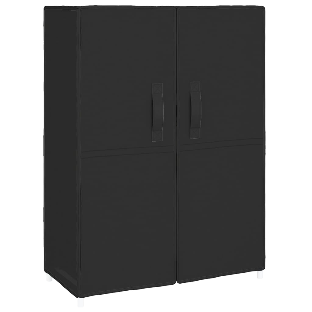 Shoe Cabinet Black 60x28x90 cm Fabric