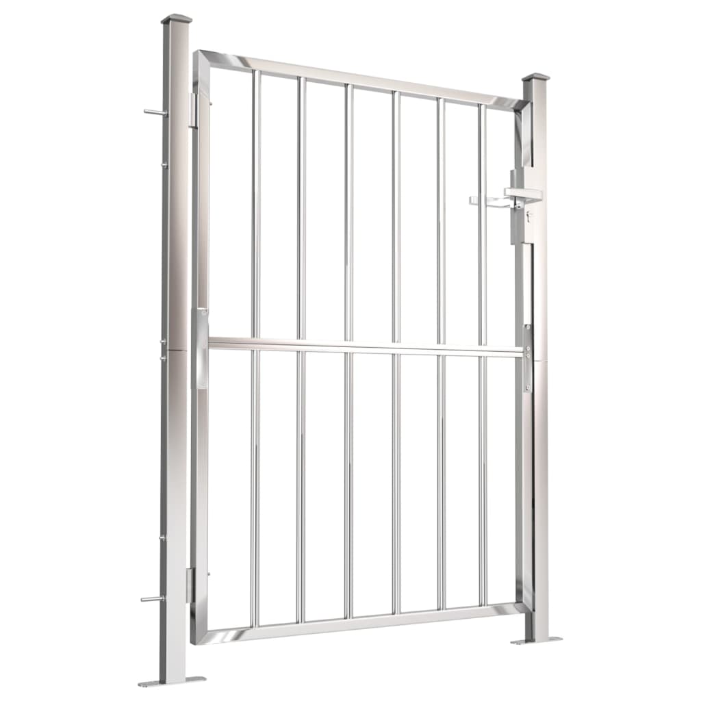 Garden Gate 100x125 cm Stainless Steel