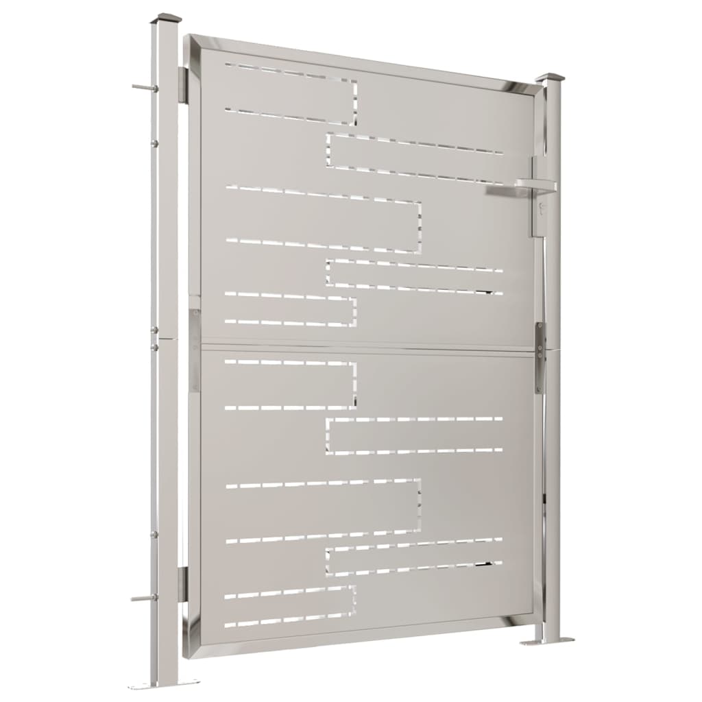 Garden Gate 100x125 cm Stainless Steel