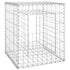 Gabion Basket Posts 2 pcs 50x50x60 cm Iron