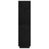 Book Cabinet/Room Divider Black 80x35x135 cm Solid Pinewood