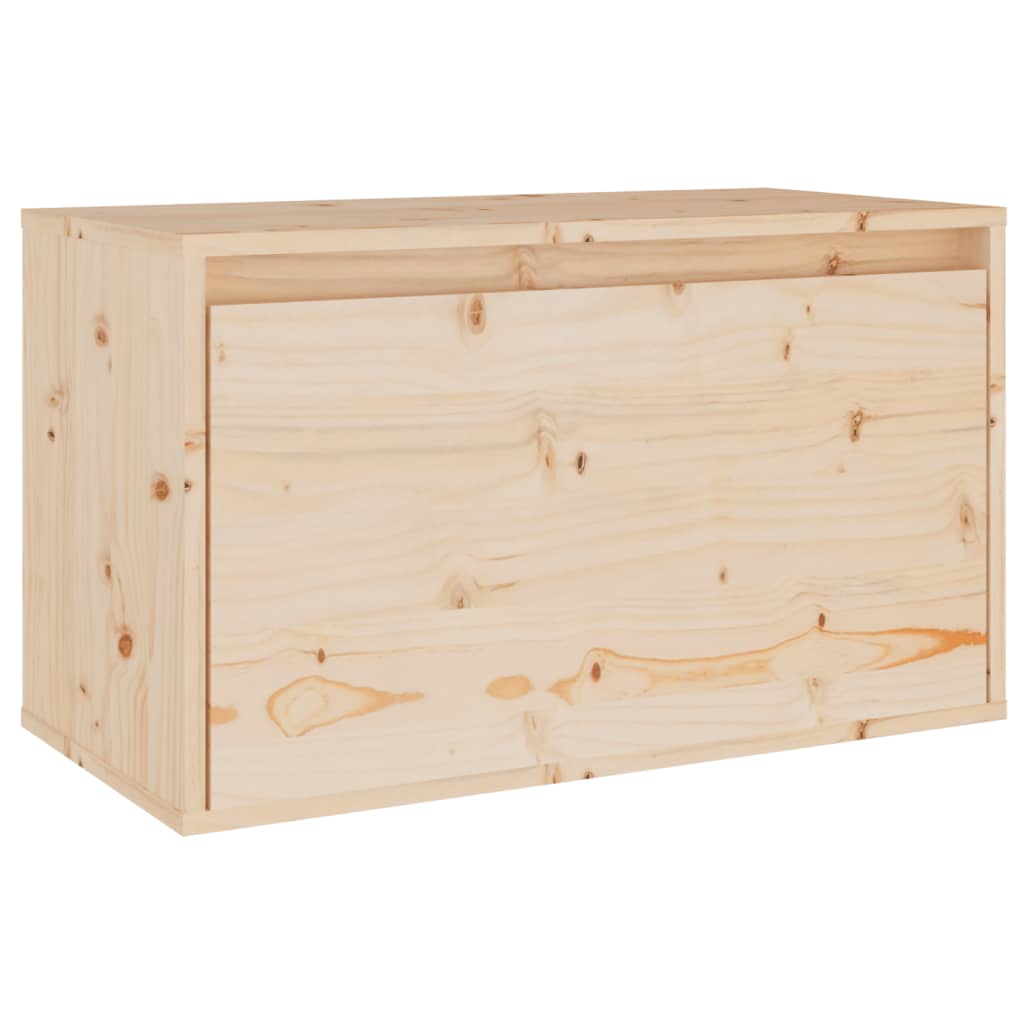 Wall Cabinet 60x30x35 cm Solid Wood Pine