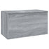 Storage Chest Grey Sonoma 84x42x46 cm Engineered Wood