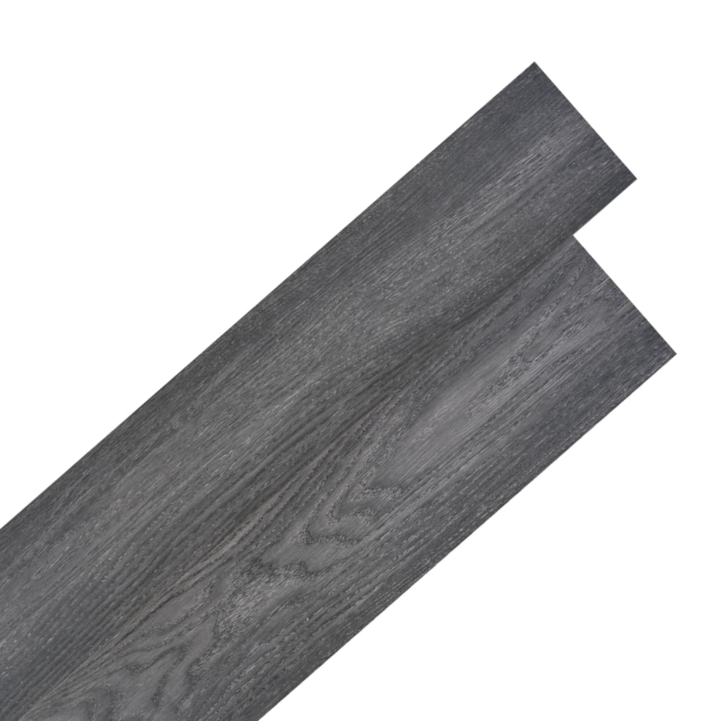 Self-adhesive PVC Flooring Planks 2.51 m² 2 mm Black and White