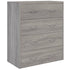Sideboard with 4 Drawers 60x30.5x71 cm Grey Sonoma