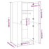 Wardrobe Grey Sonoma 80x52x180 cm Engineered Wood