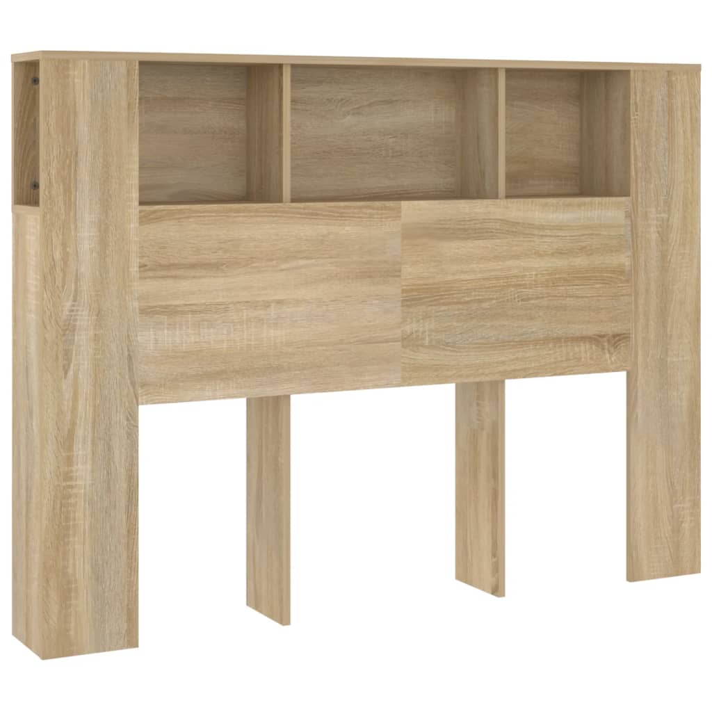 Headboard Cabinet Sonoma Oak 140x18.5x104.5 cm