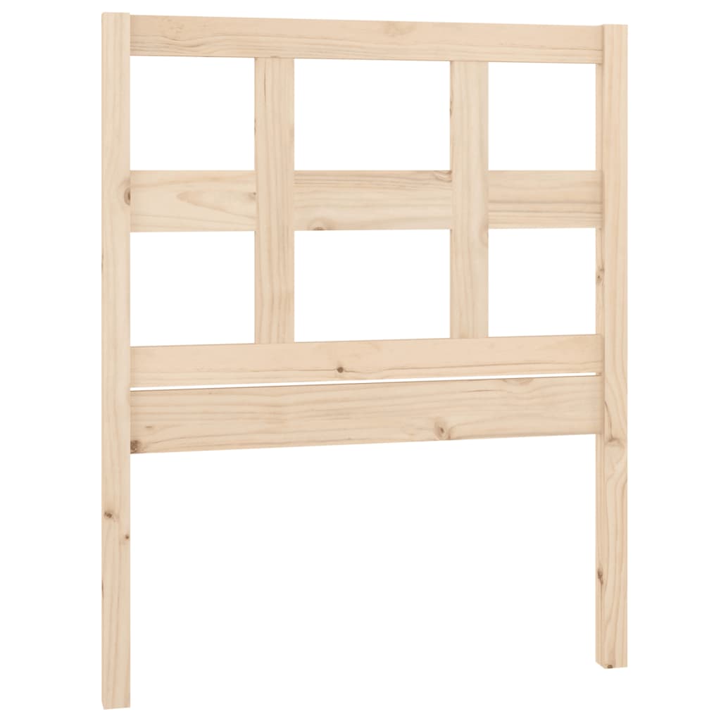 Bed Headboard 95.5 cm Solid Wood Pine