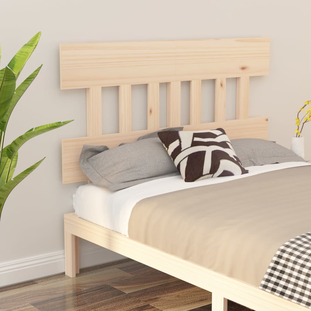 Bed Headboard 153.5 cm Solid Wood Pine