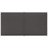 Wall Panels 12 pcs Dark Grey 30x15 cm Fabric 0.54 m²