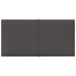 Wall Panels 12 pcs Dark Grey 30x15 cm Fabric 0.54 m²