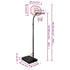 Basketball Stand White 282-352 cm Polyethene