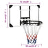 Basketball Backboard Transparent 71x45x2.5 cm Polycarbonate