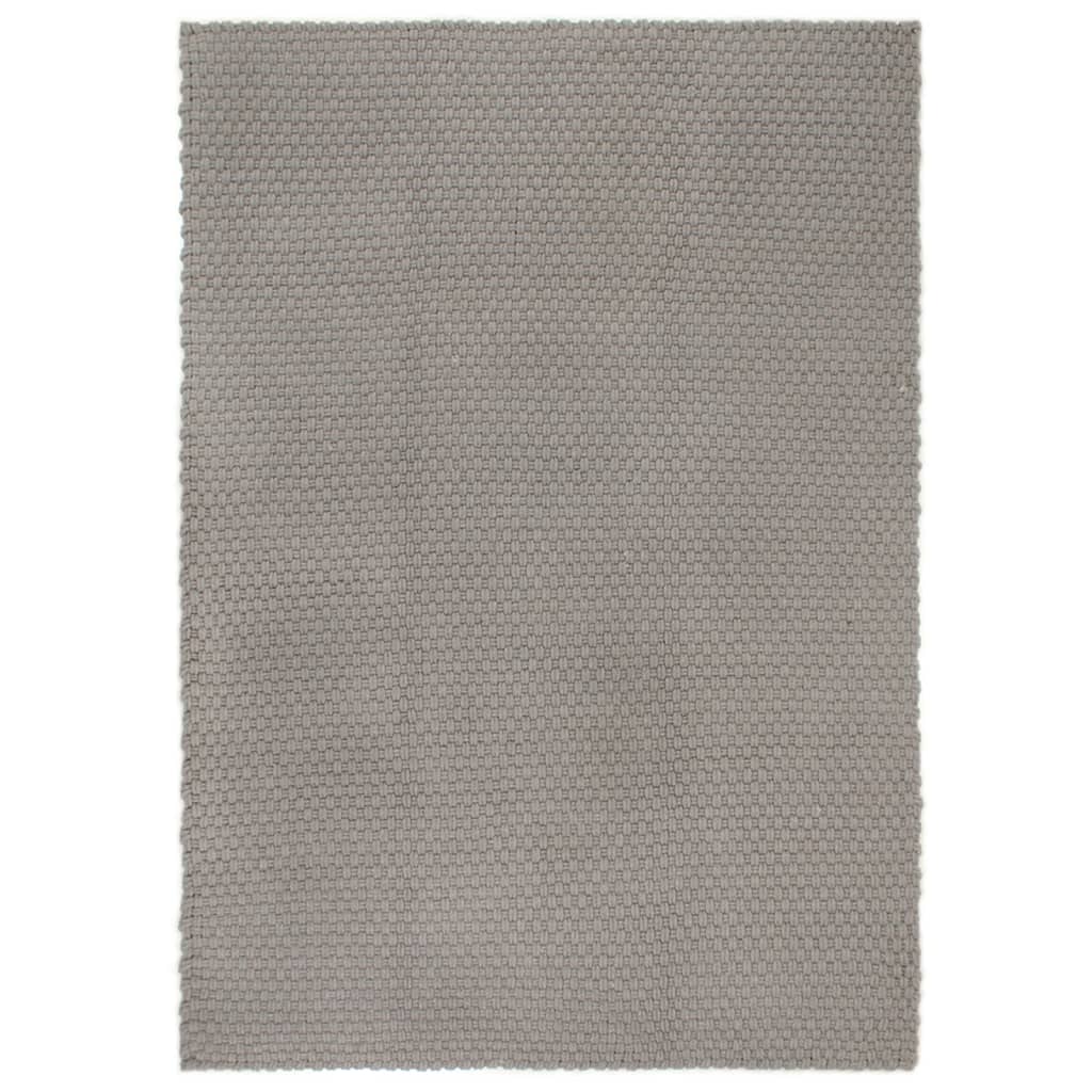 Rug Rectangular Grey 80x160 cm Cotton