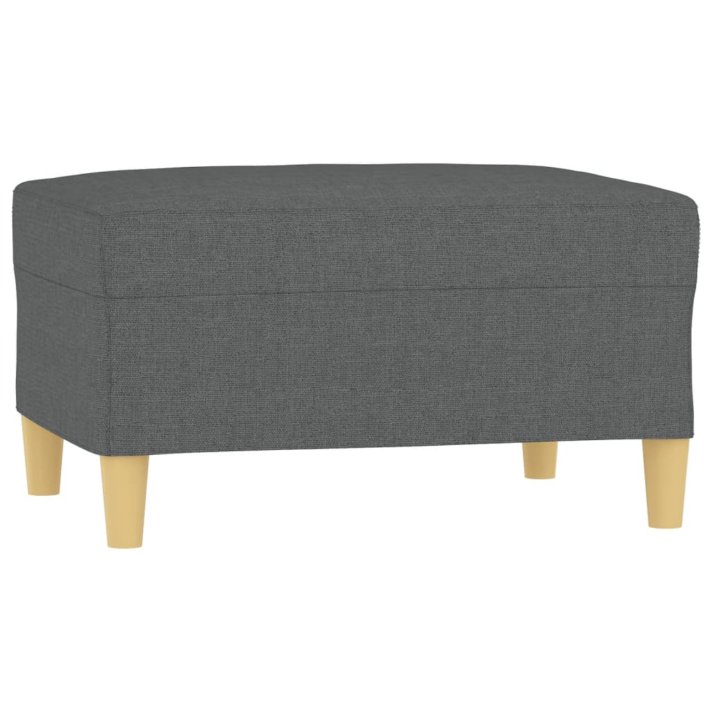 Footstool Dark Grey 70x55x41 cm Fabric