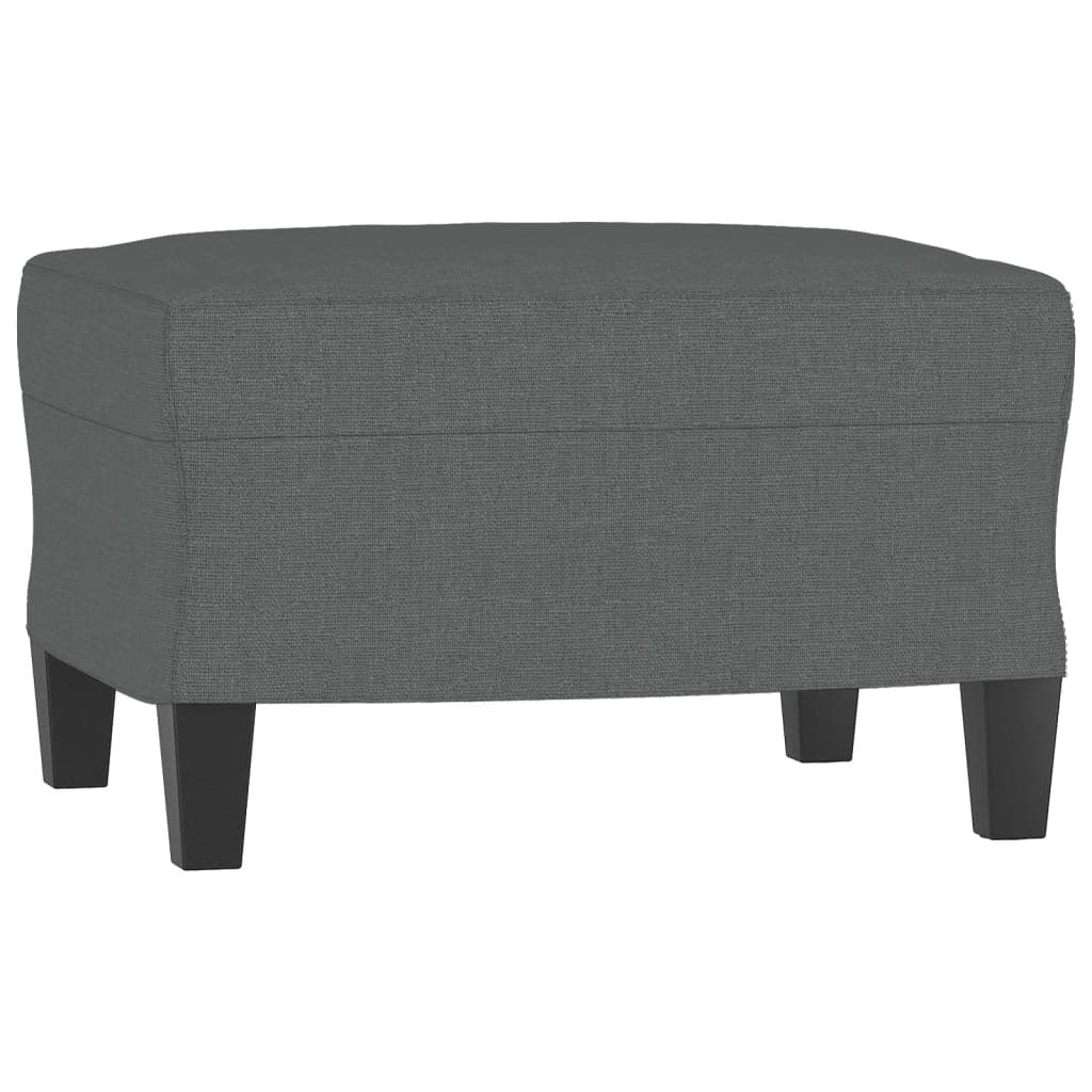 Footstool Dark Grey 60x50x41 cm Fabric