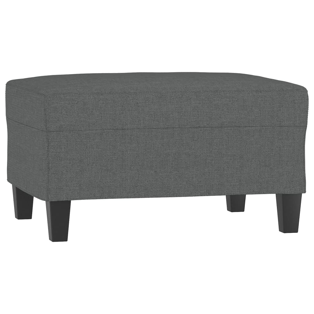 Footstool Dark Grey 70x55x41 cm Fabric