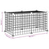 8-Panel Pet Cage Black 35x35 cm Steel