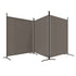 3-Panel Room Divider Anthracite 525x180 cm Fabric
