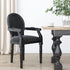 Dining Chair Black 54x56x96.5 cm Velvet