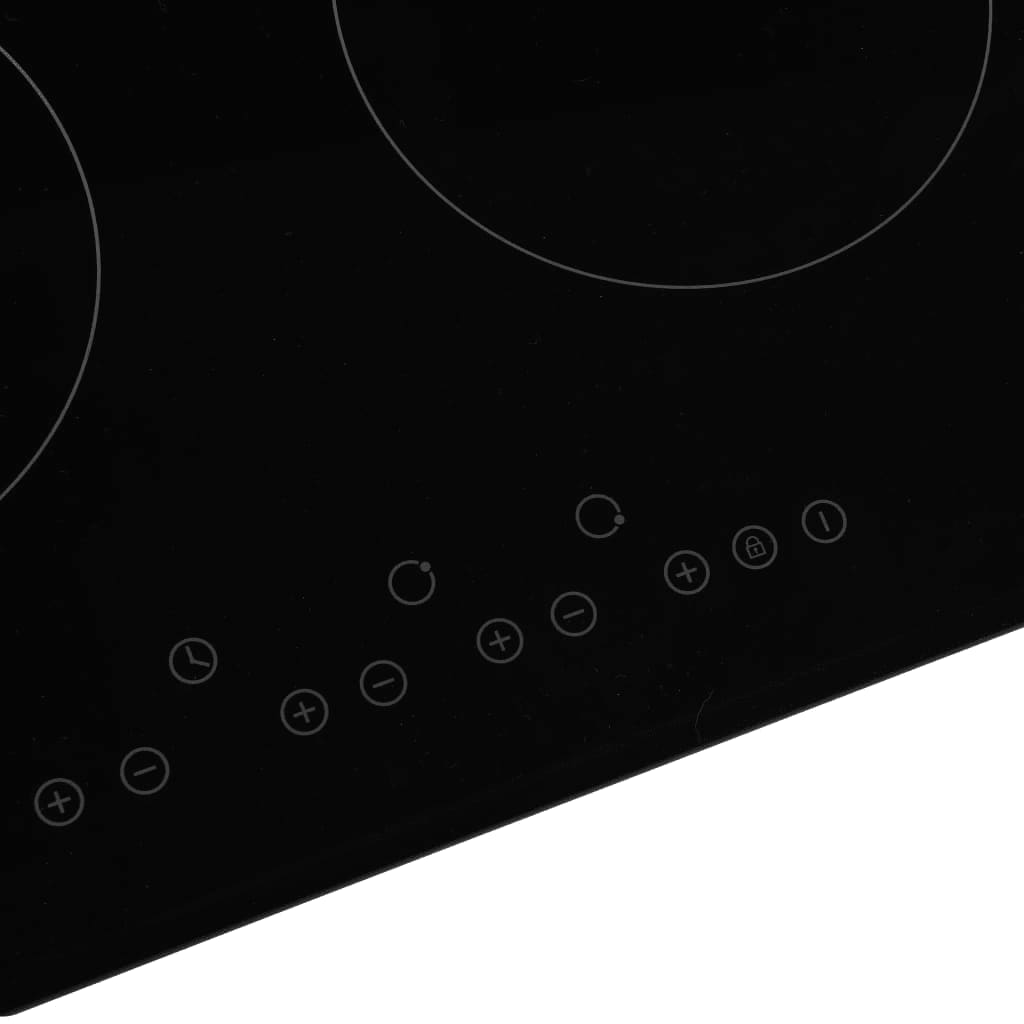 Ceramic Hob with 4 Burners Touch Control 6600 W