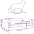 Dog Bed Light Grey 95x55x30 cm Velvet