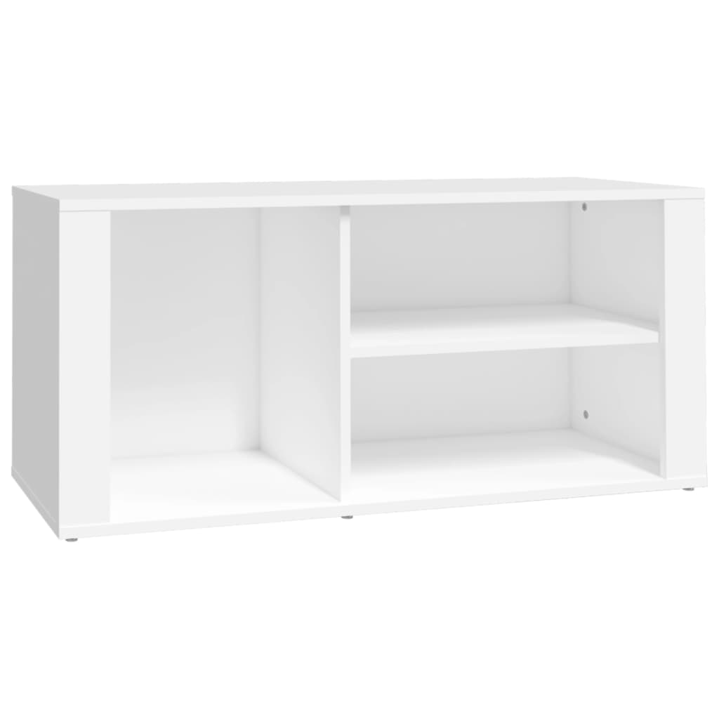 Shoe Cabinet White 100x35x45 cm Engineered Wood