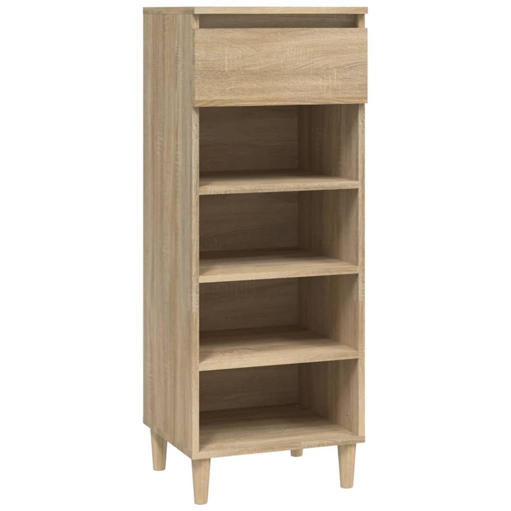 Shoe Cabinet Sonoma Oak 40x36x105 cm Engineered Wood