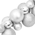 Christmas Balls Garland Silver 175 cm Polystyrene