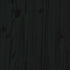 Outdoor Kitchen Doors Black 50x9x82 cm Solid Wood Pine