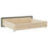 Bed Drawers 2 pcs Light Grey Engineered Wood and Velvet